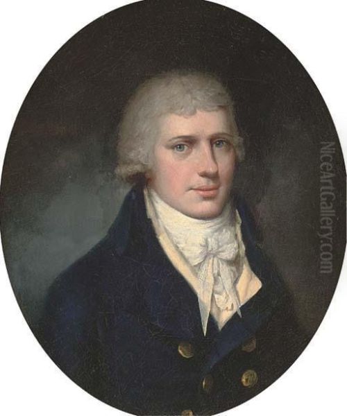 Portrait Of Charles Eyre Oil Painting by John Downman