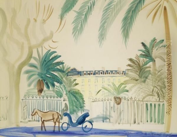 Le Fiacre Oil Painting by Raoul Dufy