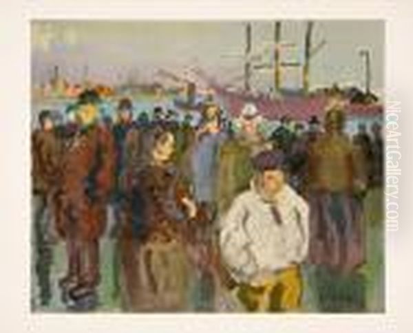 Ohne Titel (im Hafen) Oil Painting by Raoul Dufy