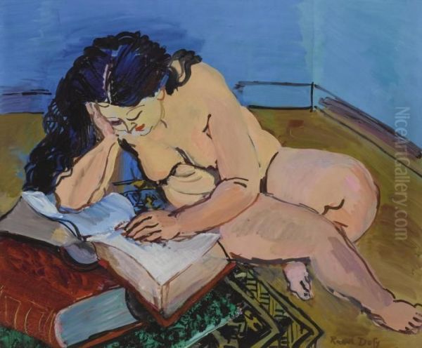 La Lecture Oil Painting by Raoul Dufy