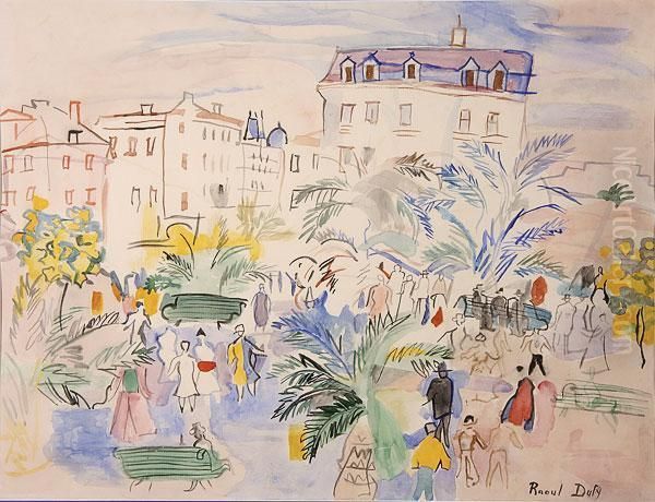 In The Park Oil Painting by Raoul Dufy