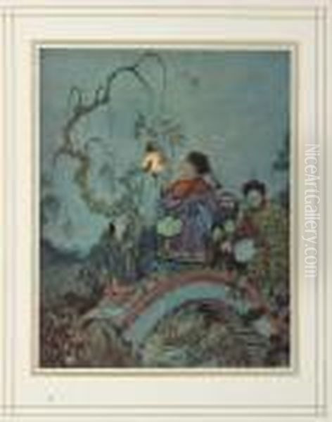 Stories From Hans Andersen Oil Painting by Edmund Dulac