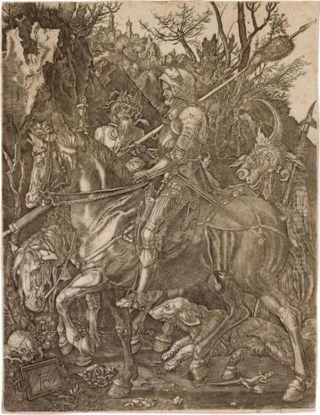 Il Cavaliere Oil Painting by Albrecht Durer