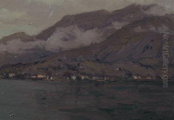 Lake Como, Italy Oil Painting by Charles Warren Eaton