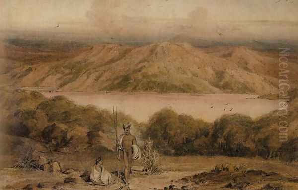 View of King George's Sound Oil Painting by William Westall