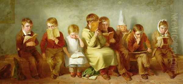 The Frown, 1842 Oil Painting by Thomas Webster