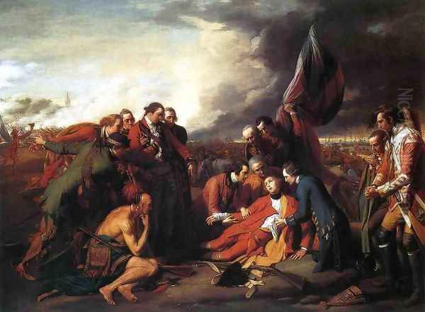 The Death of General Wolfe 1770 Oil Painting by Benjamin West