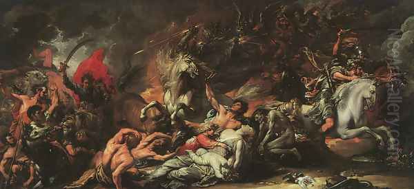 Death on a Pale Horse 1796 Oil Painting by Benjamin West