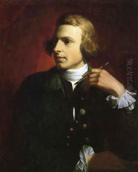 Charles Wilson Peale Oil Painting by Benjamin West