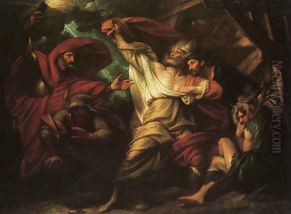 King Lear, 1788 Oil Painting by Benjamin West