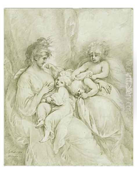 Maternity Oil Painting by Benjamin West