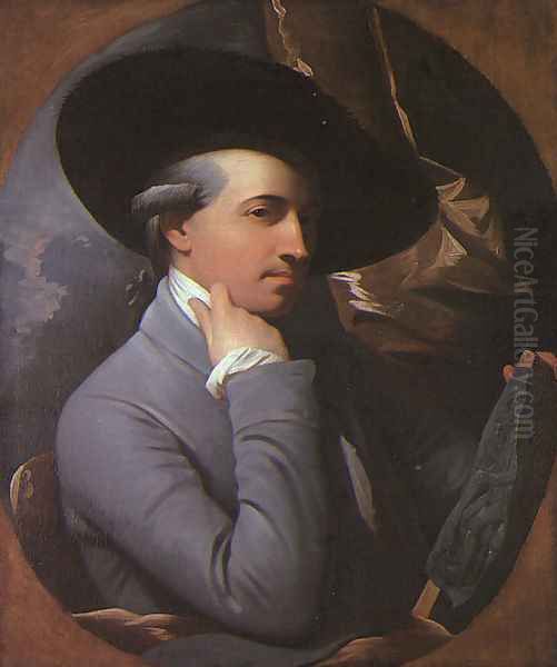 Self-Portrait 1770 Oil Painting by Benjamin West