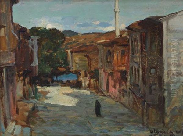 Villaggio Sul Bosforo Oil Painting by Alberto Falchetti