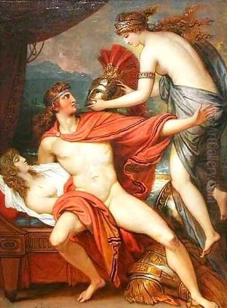 Thetis bringing the Armor to Achilles 3 Oil Painting by Benjamin West