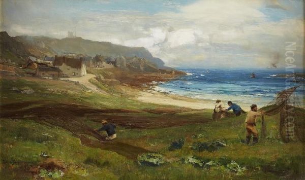 Sennen Cove, Cornwall Oil Painting by David Farquharson