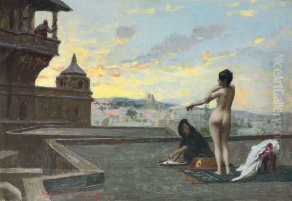 The Property Of A Gentleman Oil Painting by Jean-Leon Gerome