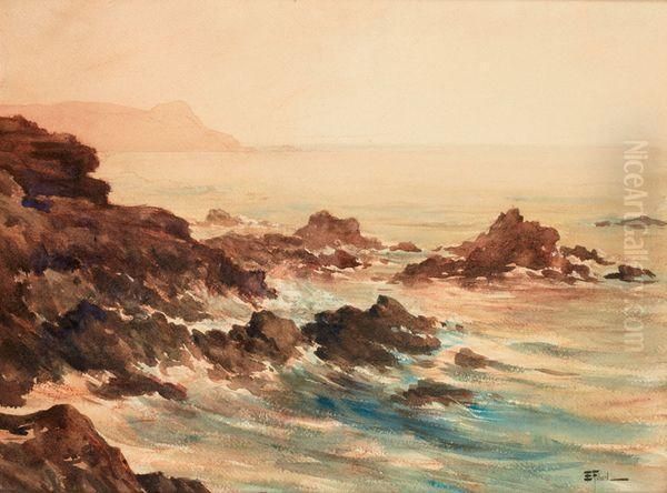 La Cote Oil Painting by Ernest Filliard