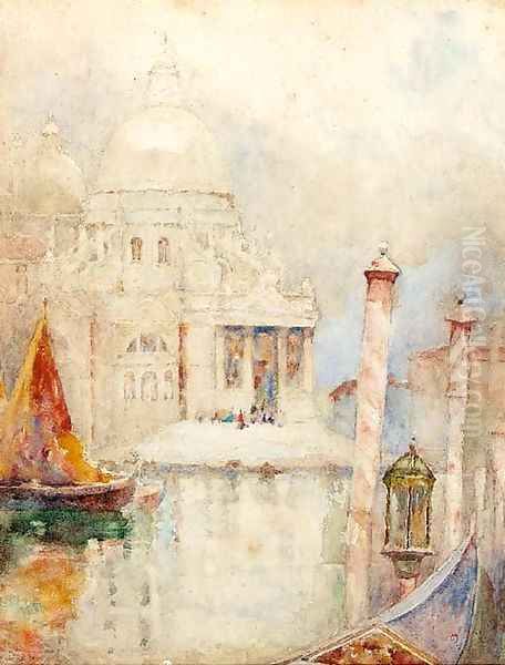 Venice Oil Painting by David Woodlock