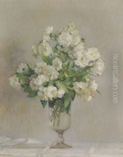 Bouquet De Fleurs Oil Painting by Pierre Felix Masseau Fix-Masseau