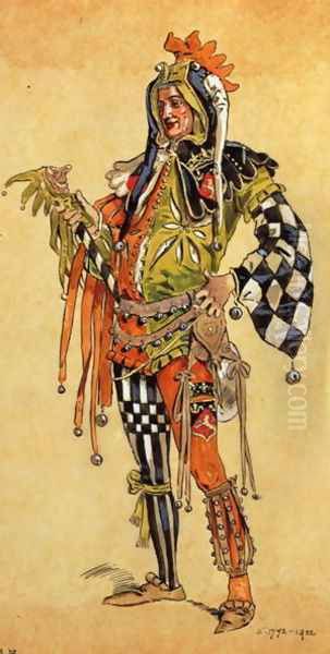 Touchstone the Clown, costume design for 