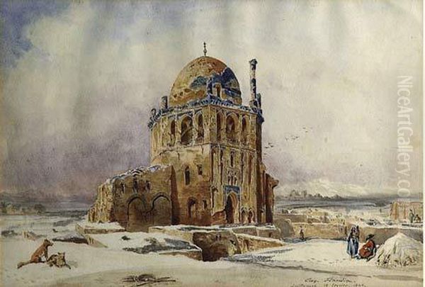  Sultanich  Oil Painting by Eugene Napoleon Flandin