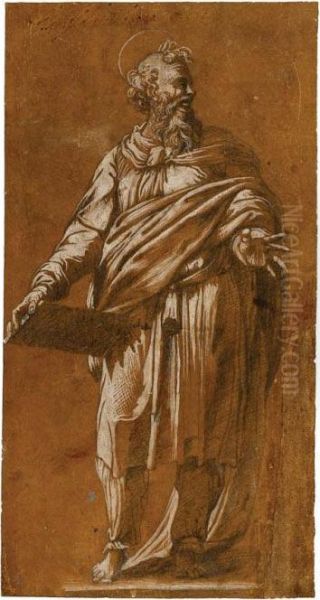 Figura Di Profeta Oil Painting by Prospero Fontana