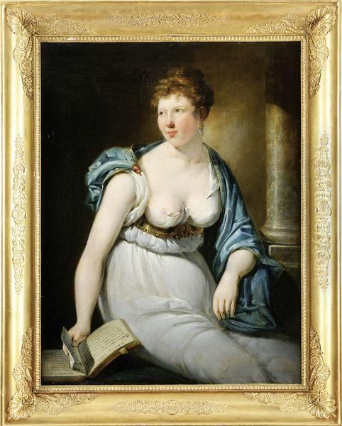 Femme Au Livre Oil Painting by Pieter Fontijn