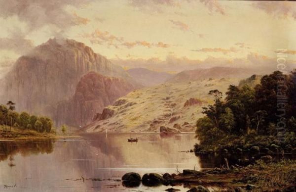 Lake St. Clare, Tasmania Oil Painting by H. Forrest