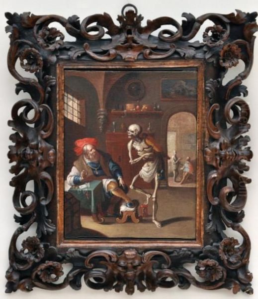 La Mort Jouant Du Violon Oil Painting by Frans Francken