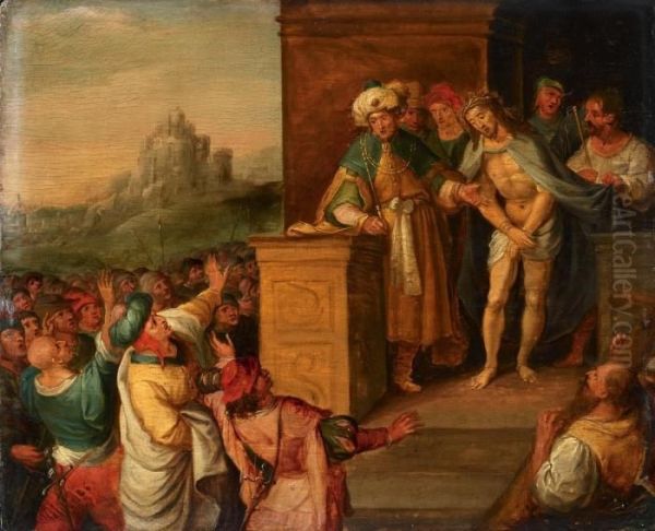 Ecce Homo Oil Painting by Frans II Francken