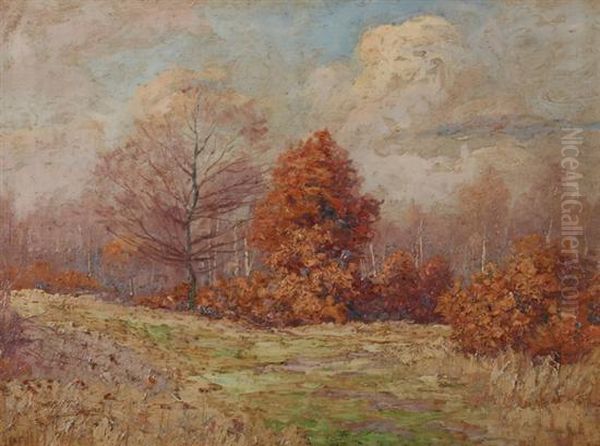 Paysage D'automne Oil Painting by Joseph Charles Francois