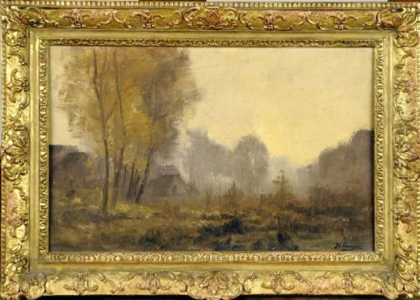 Sous-bois Oil Painting by Joseph Charles Francois