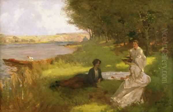 The Picnic Oil Painting by James Wallace