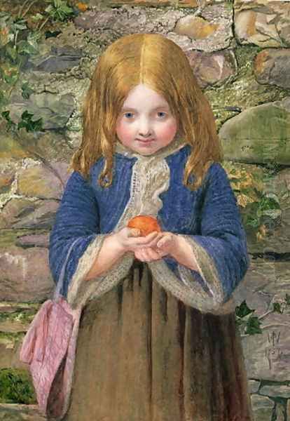 The Orange Girl, 1857 Oil Painting by James Dawson Watson