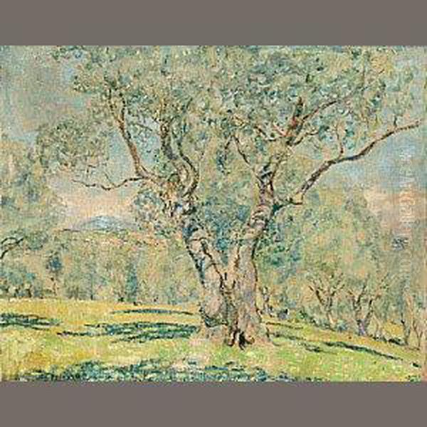 Olive Trees Oil Painting by Frederick Carl Frieseke