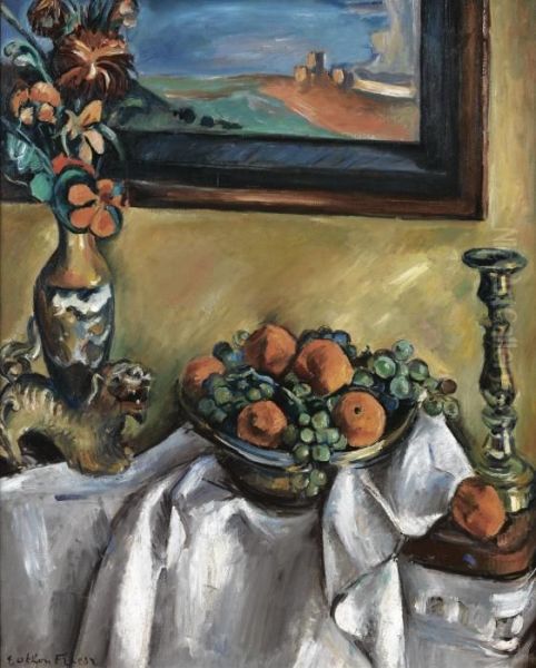 Nature Morte Oil Painting by Emile-Othon Friesz