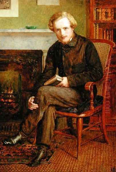 Portrait of William Watson (1838-78) 1861 Oil Painting by James Dawson Watson