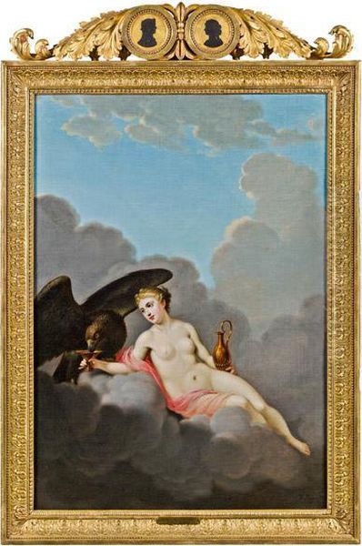 Hebe Und Der Adler Des Jupiter Oil Painting by Friedrich Heinrich Fuger