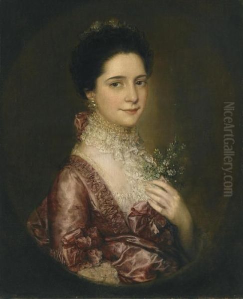 Portrait Of Mrs. Richards Oil Painting by Thomas Gainsborough