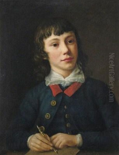 Portrait Of A Boy, Thought To Be General Sir Francis Connor Wilder K.c.b., M.p. In 1776 Oil Painting by Thomas Gainsborough