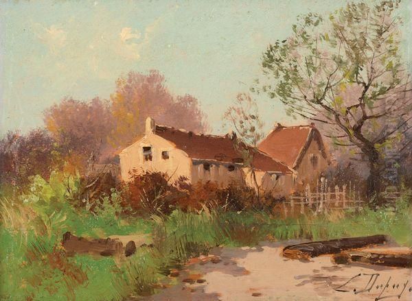 Maison Dans La Campagne Oil Painting by Eugene Galien-Laloue