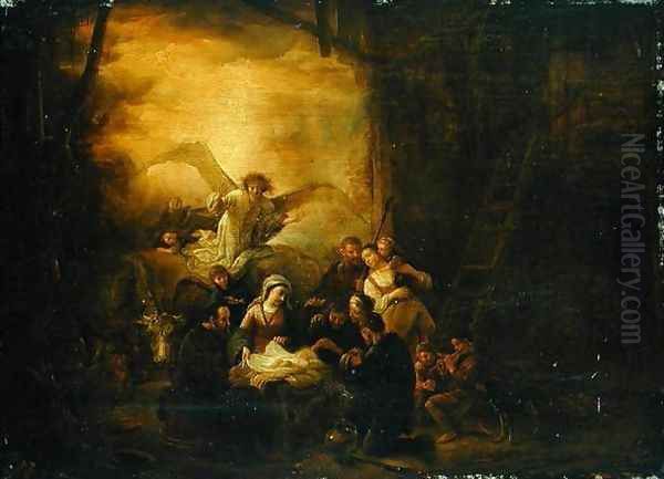 The Adoration of the Shepherds, c.1650 Oil Painting by Jacob Willemsz de Wet the Elder