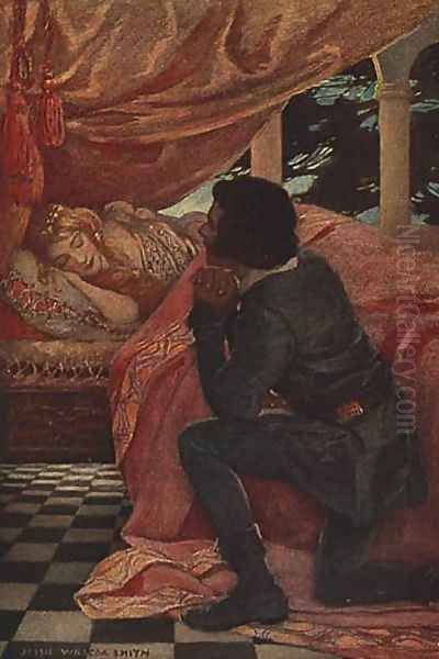 The Sleeping Beauty Oil Painting by Jessie Wilcox-Smith