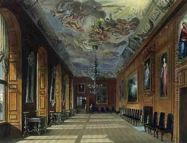 The Ball Room, Windsor Castle, from Royal Residences, engraved by Thomas Sutherland (b.1785), pub. by William Henry Pyne (1769-1843), 1817 by Charles Wild