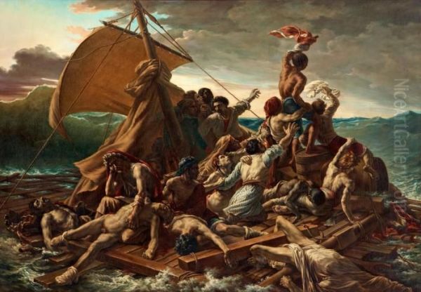 The Raft Of The Medusa Oil Painting by Theodore Gericault