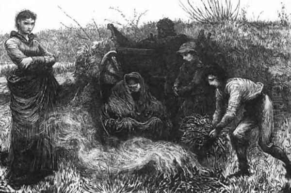 The Vagrants Oil Painting by Frederick Walker