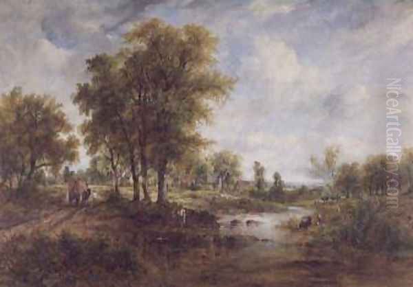 Landscape Oil Painting by Frederick Waters Watts