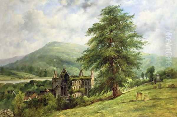 Tintern Abbey Oil Painting by Frederick Waters Watts