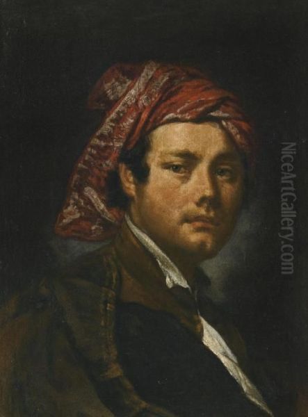 Portrait Of A Man Oil Painting by Vittore Ghislandi