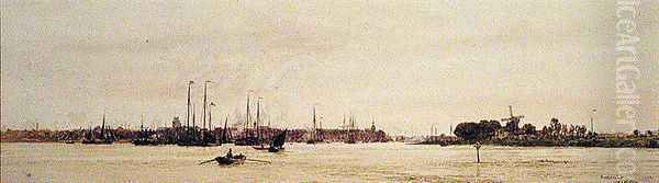 Dordrecht Oil Painting by William Lionel Wyllie